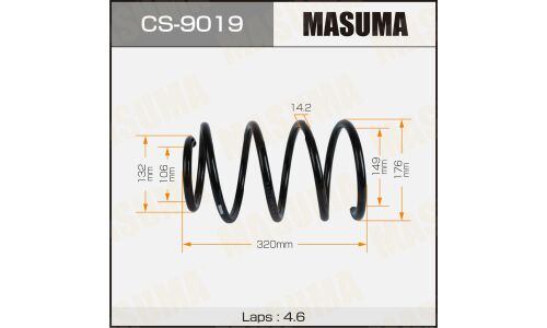 Пружина подвески MASUMA front KIA CEED 06-12