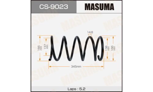 Пружина подвески MASUMA front HYUNDAI TUCSON 04-06