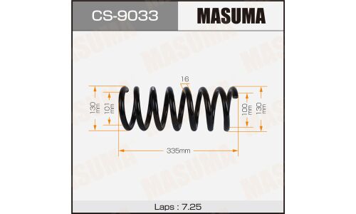 Пружина подвески MASUMA rear CHEVROLET CAPTIVA C100 06-18