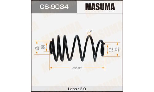 Пружина подвески MASUMA rear OPEL ASTRA H 04-09