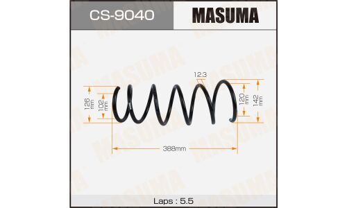 Пружина подвески MASUMA front RENAULT DUSTER 11-