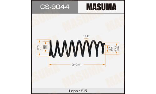 Пружина подвески MASUMA rear RENAULT LOGAN 04-