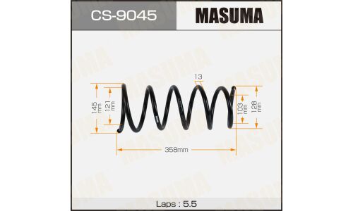 Пружина подвески MASUMA rear RENAULT DUSTER 11-15