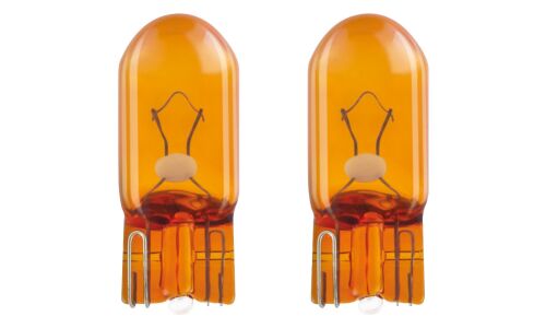 Лампа Osram Original Line WY5W (W2.1x9.5d, T10), 12В, 5Вт, оранжевая, комплект 2 шт, арт. 2827NA-2BL