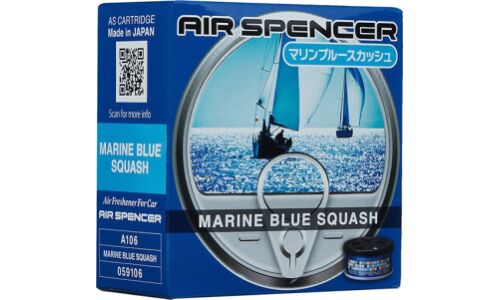 Ароматизатор на торпедо Eikosha Spirit Refill Marine Blue Squash (Морская свежесть), меловой, баночка 40г, арт. A-106
