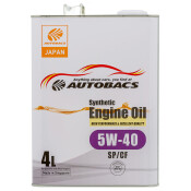 Масло моторное Autobacs Engine Oil 5w40, синтетическое, API SP/CF, универсальное, 4л, арт. A00032066 (Сингапур) Масло моторное Autobacs Engine Oil 5w40, синтетическое, API SP/CF, универсальное, 4л, арт. A00032066 (Сингапур)