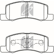Колодки тормозные дисковые Kashiyama, передние, комплект на ось (4 шт), арт. D6103