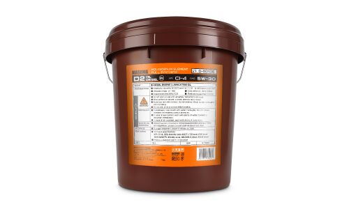 Масло моторное Masuma Motor Oil D2 5w30, синтетическое, API CI-4, для дизельного двигателя, 18л, арт. D-5010E