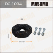 Муфта карданного вала MASUMA FORD TRANSIT 07-10