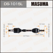 Привод в сборе Masuma, для Lexus RX450h, арт. DS-1015L