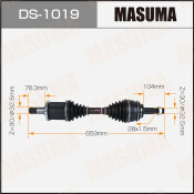 Привод в сборе MASUMA, TOYOTA FORTUNER / TGN156L