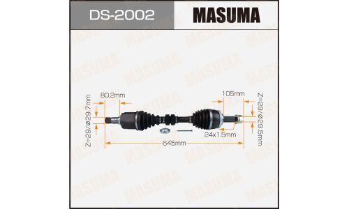Привод в сборе Masuma, для Nissan X-Trail, арт. DS-2002