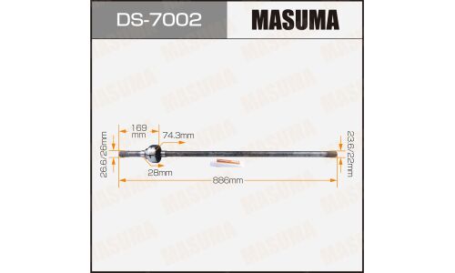 Привод в сборе Masuma, для Suzuki Jimny, арт. DS-7002