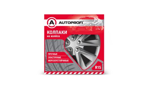 Колпаки на колеса Autoprofi, 16", серебристые, 4шт, арт. WC-2025 SILVER (16)
