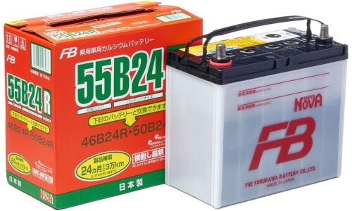 Аккумулятор FB Super Nova 55B24R, 45Ач, CCA 480A, обслуживаемый