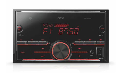 Мультимедийный центр ACV AVS-2900BM, 2 DIN, USB/AUX/MicroSD/Bluetooth, 4x50Вт, выносной микрофон и пульт ДУ, настраиваемая подсветка