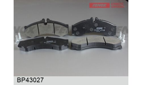 Колодки тормозные дисковые Fenox передние, комплект на ось (4 шт), арт. BP43027