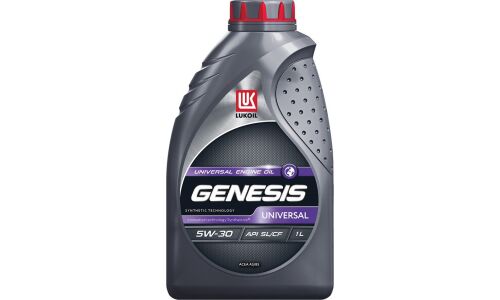 Масло моторное Лукойл Genesis Universal 5w30 синтетическое, API SL/CF, ACEA A1/B1/A5/B5 , универсальное, 1л, арт. 3148620