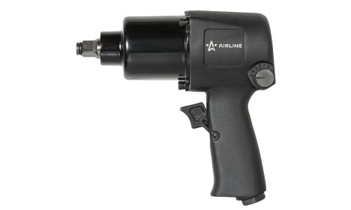 Гайковёрт пневматический ударный Airline, с квадратом 1/2", 650Нм, для крепежей M20, арт. AT-IW-02
