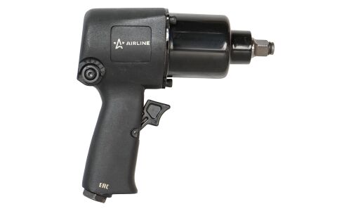 Гайковёрт пневматический ударный Airline, с квадратом 1/2", 650Нм, для крепежей M20, арт. AT-IW-02
