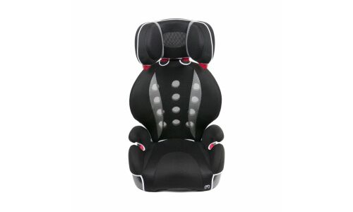 Автокресло детское Ailebebe Carmate Saratto Highback Junior Quattro, группы 2/3, черно-серое