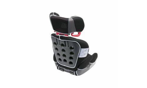 Автокресло детское Ailebebe Carmate Saratto Highback Junior Quattro, группы 2/3, черно-серое