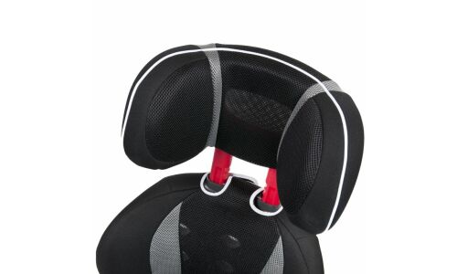 Автокресло детское Ailebebe Carmate Saratto Highback Junior Quattro, группы 2/3, черно-серое