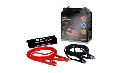 Провода пусковые Airline Expert, 1000А, сечение 50.9мм², длина 5м, в чехле, арт. SA-1000-06E