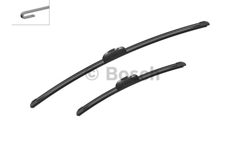 Щетки стеклоочистителя Bosch Aerotwin 650мм (26") + 400мм (16") бескаркасные, всесезонные, крепление J-Hook, комплект 2 шт, арт. 3 397 118 911