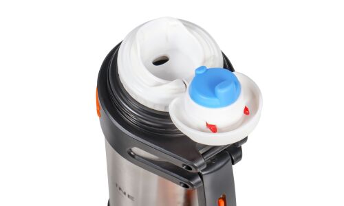 Термос Airline, с ручкой, нержавеющая сталь, 2л, цвет металлик, арт. IT-08