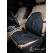 Накидка с подогревом Airline AHC-SF-02, 12В, 35/45Вт, для передних сидений, ткань, черный цвет, 1шт