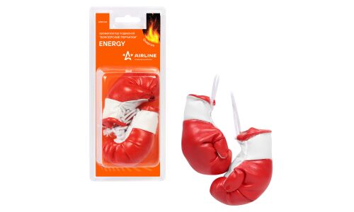 Ароматизатор подвесной Airline «Боксерские перчатки» Energy (Энергия), кожа с пропиткой, арт. AFB0206