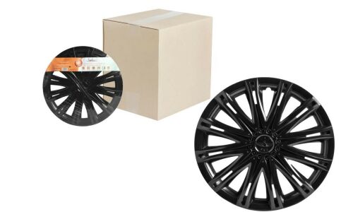 Колпаки на колеса Airline Скай, 14", черные глянцевые, 2шт, арт. AWCC-14-13