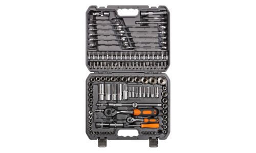 Набор инструментов Airline, под размеры 1/2" и 1/4", комплект 125 предметов, арт. AT-125-40