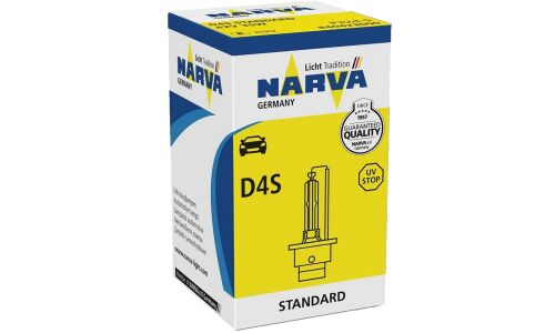 Лампа ксеноновая Narva Standard D4S (P32d-5), 42В, 35Вт, 4300K, 1 шт