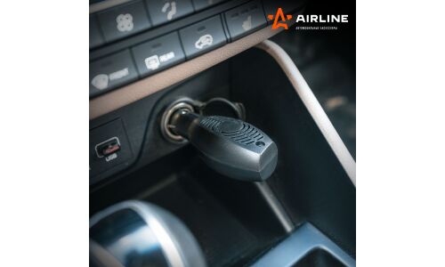 Фумигатор автомобильный Airline, для защиты от комаров, в прикуриватель 12В, 5Вт, для пластин, чёрный, арт. ACF-MK-01