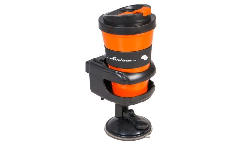 Подстаканник Airline, в дефлектор / на присоске, чёрный, арт. ACH-D-002