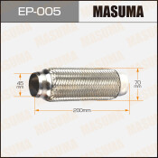 Гофра глушителя Masuma, 45x200мм, 2-слойная, арт. EP-005