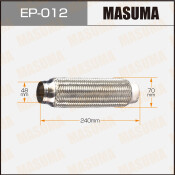 Гофра глушителя Masuma, 48x240мм, 2-слойная, арт. EP-012