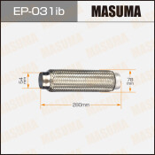 Гофра глушителя Masuma, Innerbraid, 54x280мм, усиленная, арт. EP-031ib