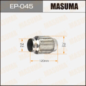 Гофра глушителя Masuma, 54x120мм, 2-слойная, арт. EP-045