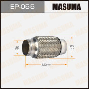 Гофра глушителя Masuma, Innerbraid, 42x120мм, 2-слойная, арт. EP-055