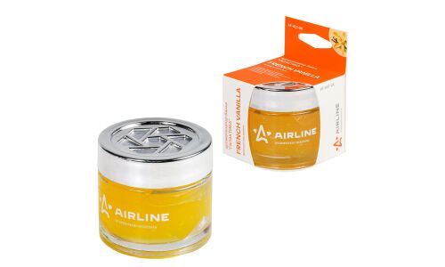 Ароматизатор на торпедо Airline «Галактика» French Vanilla (Французская ваниль), гелевый, баночка, арт. AF-A01-VA