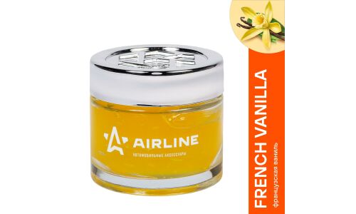 Ароматизатор на торпедо Airline «Галактика» French Vanilla (Французская ваниль), гелевый, баночка, арт. AF-A01-VA