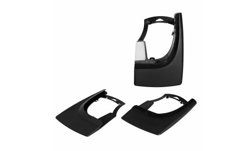 Брызговики универсальные Airline, термоэластопласт (ТЭП), для легковых автомобилей, 320x210мм, черные, 2 шт, арт. AMF-00