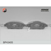 Колодки тормозные дисковые Fenox передние, комплект на ось (4 шт), арт. BP43405