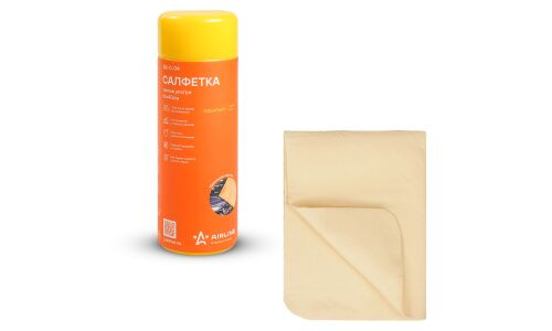 Салфетка Airline Ultra Chamois, из синтетической замши, универсальная, 660x430мм, в тубе, арт. AB-C-04