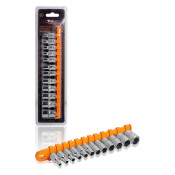 Набор торцевых головок Airline, 6-гранных, под квадрат 1/4