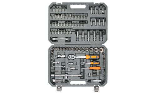 Набор инструментов Airline, под размеры 1/2" и 1/4", комплект 94 предмета, арт. AT-94-05