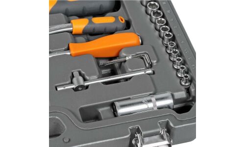 Набор инструментов Airline, под размеры 1/2" и 1/4", комплект 94 предмета, арт. AT-94-05